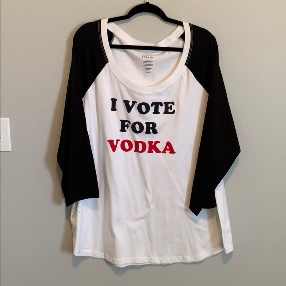 VODKA BASEBALL TEE
